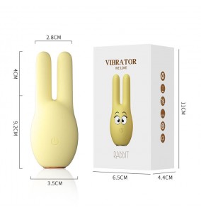 LILO - Cute Funny Rabbit Vibrating Egg (Chargeable - Yellow)